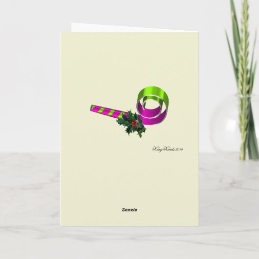 Grappige Krampus Kerstmis Verjaardag Custom Text Kaart (Achterkant)