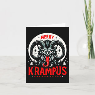 Grappige Krampus Mannen Vrouwen Kinder Merry Kramp Kaart