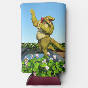 Grappige Krokodil Champagnetuinfeest Kunst
