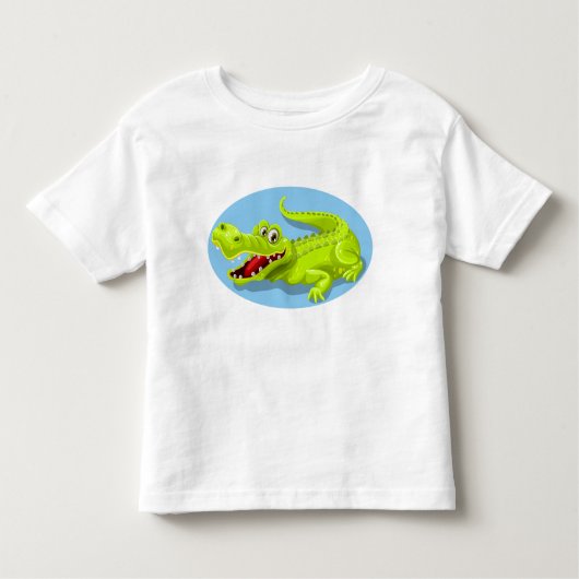 grappige krokodil kinder shirts (Voorkant)