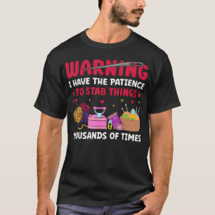 Grappige Kruissteek Borduurwerk Benodigdheden Naai T-shirt