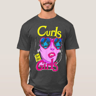 Grappige Krullen Voor Meisjes Gym Krachttraining B T-shirt