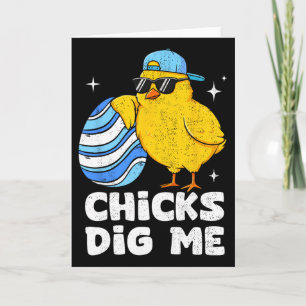 Grappige Kuikens Vinden Me Voor Mannen Jongens Kin Kaart
