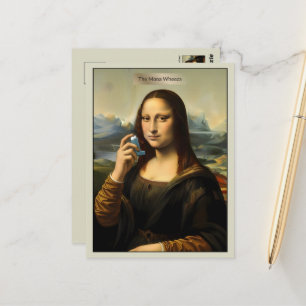 Grappige Kunst Parodie Briefkaart