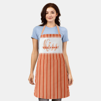 Grappige Kus De Kok Moderne Humor Perzik Oranje Cu Schort