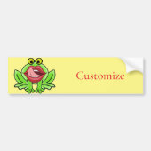 Grappige Kus Een Toad Thunder_Cove Bumpersticker (Voorkant)