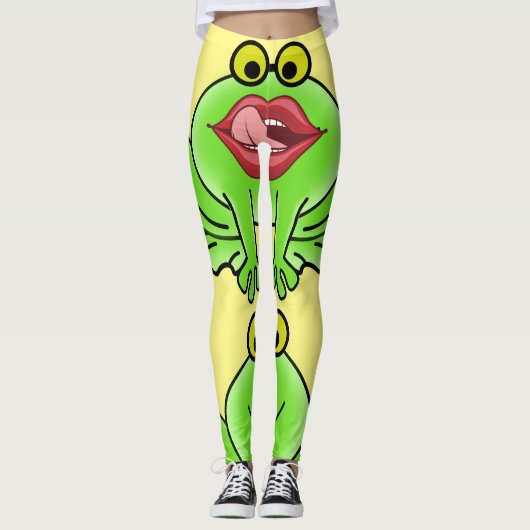 Grappige Kus Een Toad Thunder_Cove Leggings (Voorkant)