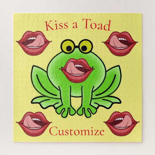 Grappige Kus Een Toad Thunder_Cove Legpuzzel (Verticaal)