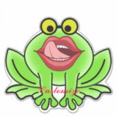 Grappige Kus Een Toad Thunder_Cove Sticker (Voorkant)
