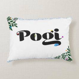 Grappige kussen 'Pogi' Filipijns Boho accentkussen
