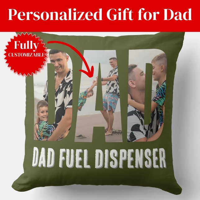 Grappige Kussen voor Vader (Funny Dad Throw Pillow)