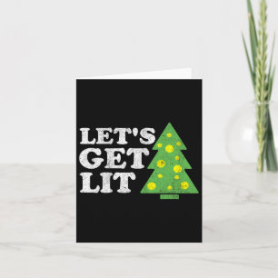 Grappige Laat Ons Licht Kerstboom Retro Lelijke Fe Kaart