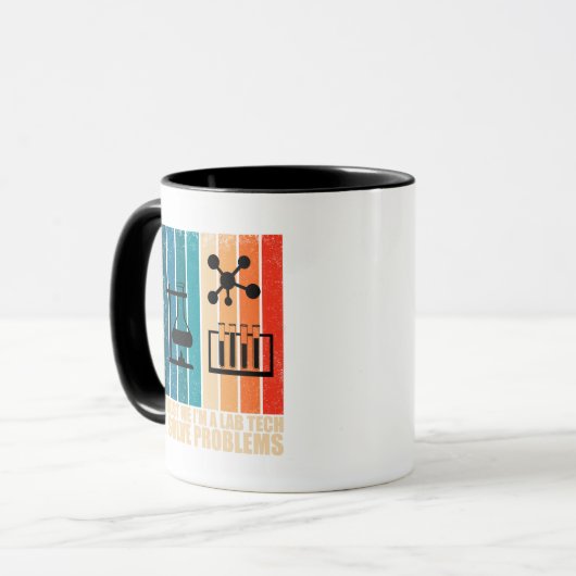 Grappige lab tech  laborant humor mok (Voorkant links)