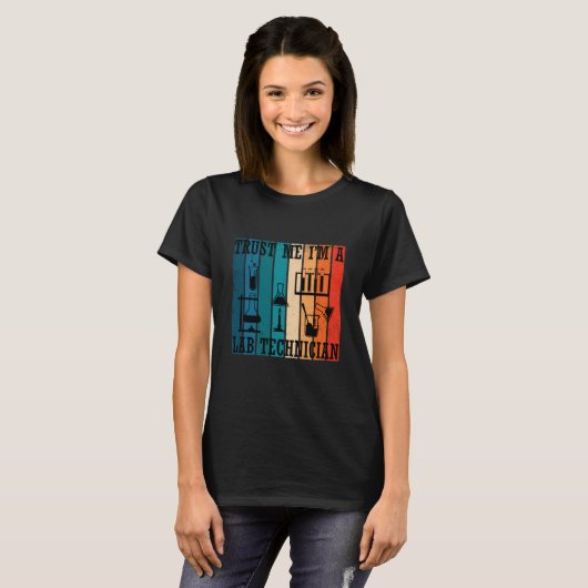 Grappige lab tech  laborant humor t-shirt (Voorkant volledig)