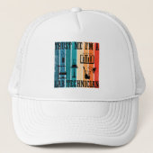 Grappige lab tech  laborant humor trucker pet (Voorkant)