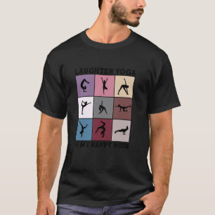 Grappige Lach Yoga Gelukkig Uur T-shirt