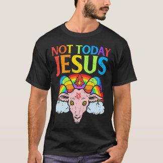 Grappige lachende Jezus met ijs voor zoetigheden l T-shirt