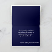 Grappige lachende kerstboom vakantie kaart (Binnen)