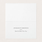 Grappige Lacrosse Kerstmis Kaart (Binnenkant ongevouwen)