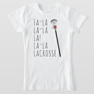 Grappige Lacrosse Kerstmis T-shirt