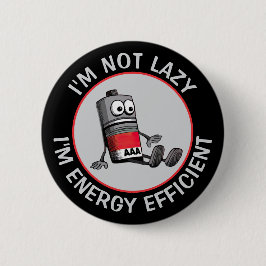 Grappige lage batterij ronde button 5,7 cm