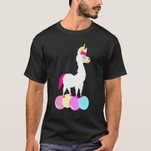 Grappige Lama Alpaca Eenhoorn Kostuum Dieren Pret T-shirt