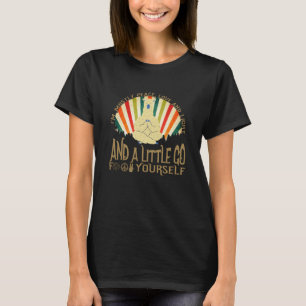Grappige Lama Alpaca Yoga Ik ben meestal Vrede Lie T-shirt