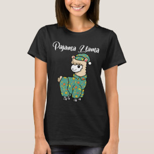 Grappige lama pyjama lama bedtijd pyjama alpaca t-shirt