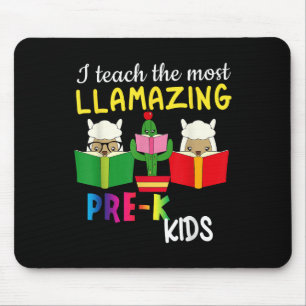 Grappige Lama Schoolleerkrachten Cadeau Terug naar Muismat
