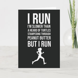 Grappige Langzame Hardloper Kaarten Hardlopen Jogg