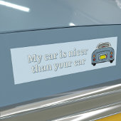 Grappige Lapis Figaro auto is mooier Bumpersticker
