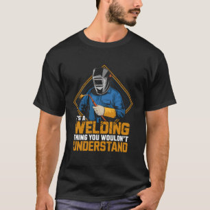 Grappige lashumor lasser las metaalbewerker voor M T-shirt
