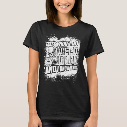 Grappige laskleding t-shirt (Voorkant)