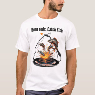Grappige lassen & Gevist brandstangen. Vang vis. T-shirt