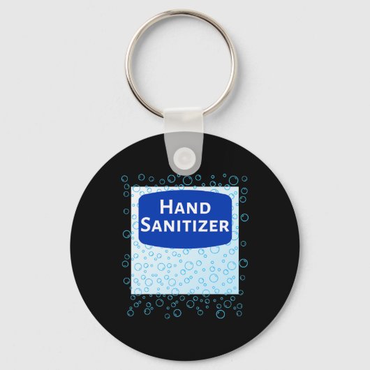 Grappige last minute en gemakkelijke hand sanitize sleutelhanger (Voorkant)