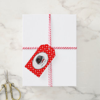 Grappige Laten we gaan! voor een wandeling Pekinge Cadeaulabel