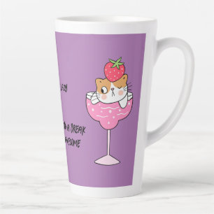 Grappige Lazy Cat Latte Mokken