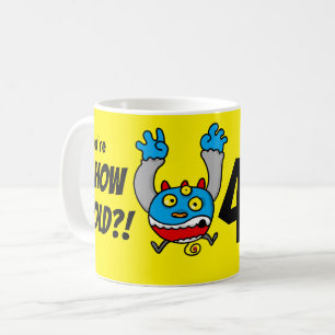 Grappige leeftijds grap voor 40e verjaardag koffiemok