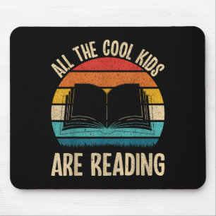 Grappige leesboeken Nerd Bookish Library Boekenpla Muismat