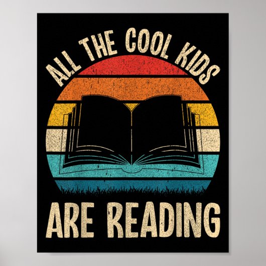 Grappige leesboeken Nerd Bookish Library Boekenpla Poster (Voorkant)