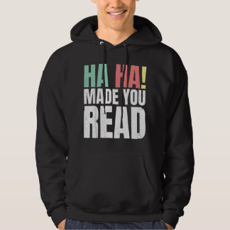 Grappige leesleraar hoodie