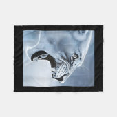 Grappige Leeuw Aap Meme Ragebait Meme Brainrot Gen Fleece Deken (Voorkant (Horizontaal))