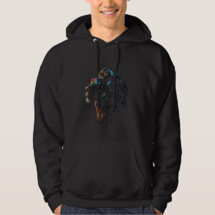 Grappige Leeuw Koel Dierenvriend Grafische Kunst C Hoodie