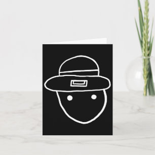 Grappige Leprechaun Amateur Schets Meme Ierse St P Kaart