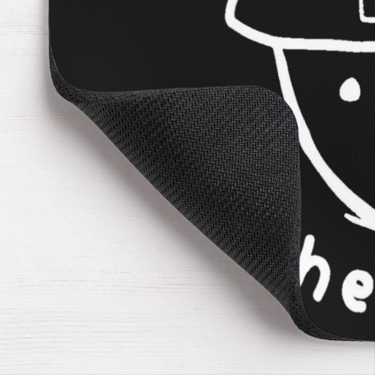 Grappige Leprechaun Amateur Schets Meme St Patrick Muismat (Hoek)