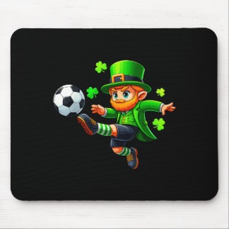 Grappige Leprechaun Ierse Voetbal St Patricks Mann Muismat