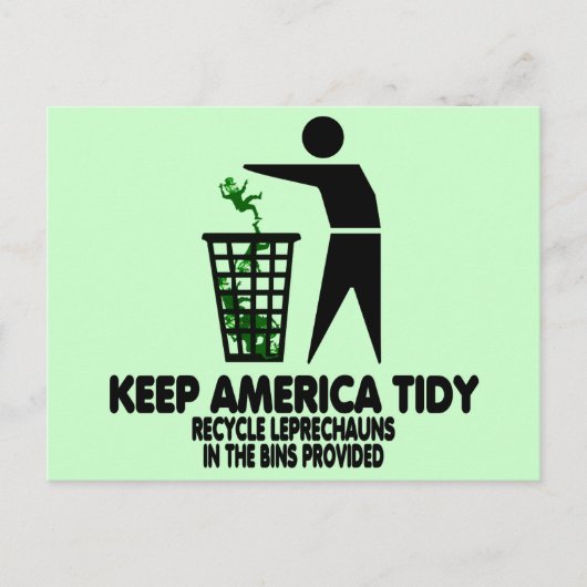 Grappige Leprechauns Briefkaart (Voorkant)