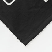 Grappige leraar Naughty Nice Moe Leraar Kerstmis Fleece Deken (Hoek)