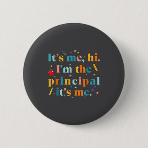 Grappige leraren citaten Het is ik Hallo ik ben de Ronde Button 5,7 Cm