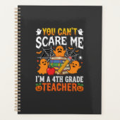 Grappige lerares vierde klas Halloween geest Planner (Voorkant)